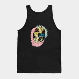 Mary and Child Religious Design Tank Top